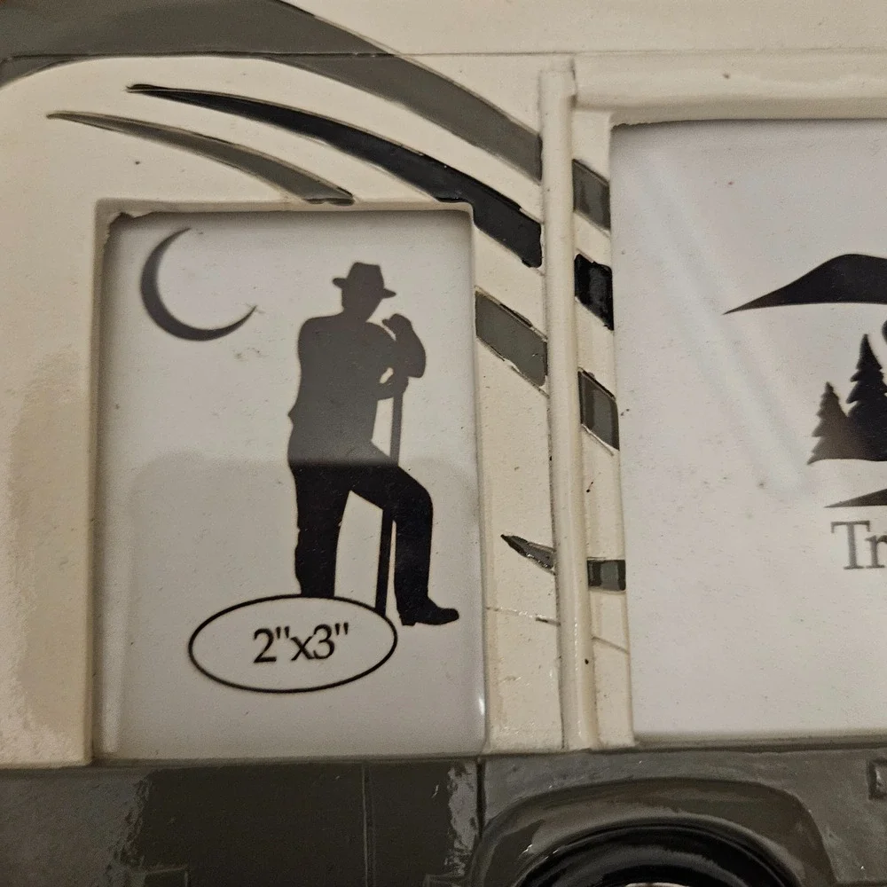 Wilcor RV Motorhome Triple Photo Frame Home Is Where We Park It Camping Decor